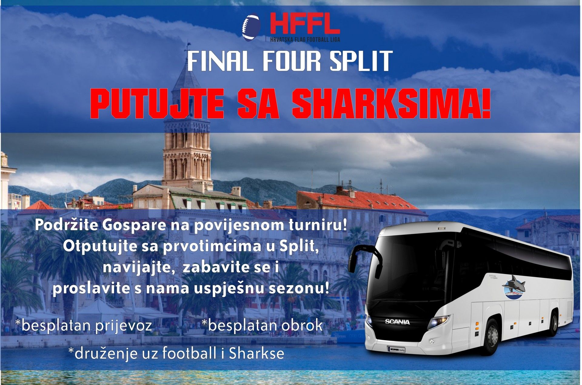 PUTUJTE SA SHARKSIMA!